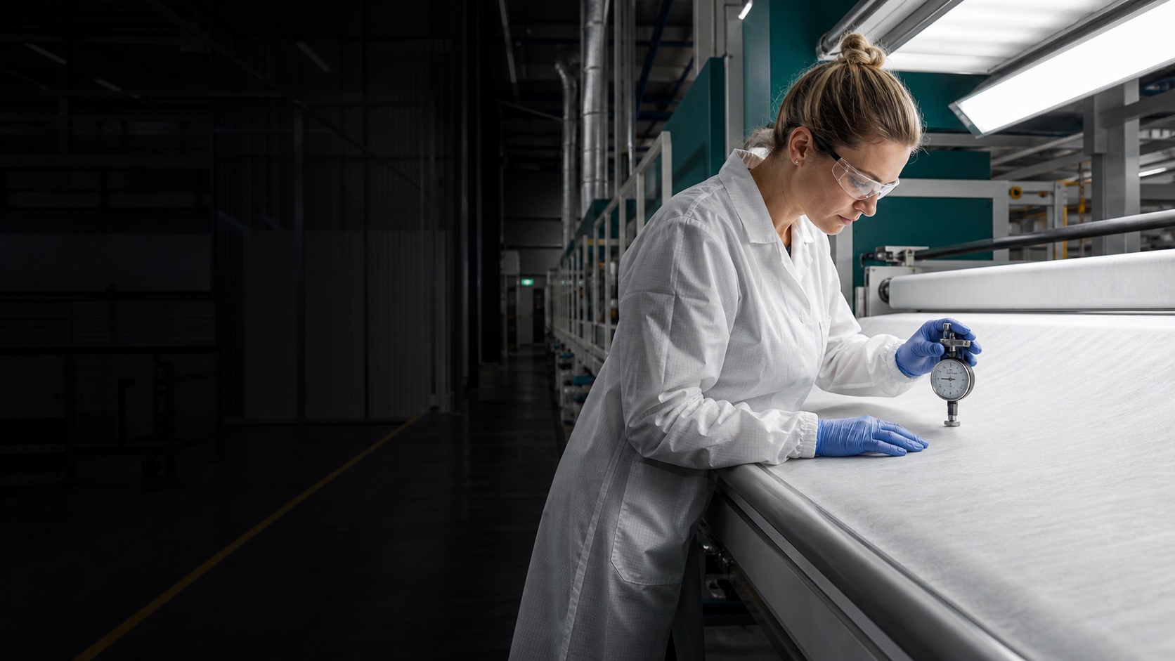 Control built into every production stage. — LitFiber nonwoven manufacturing in Lithuania